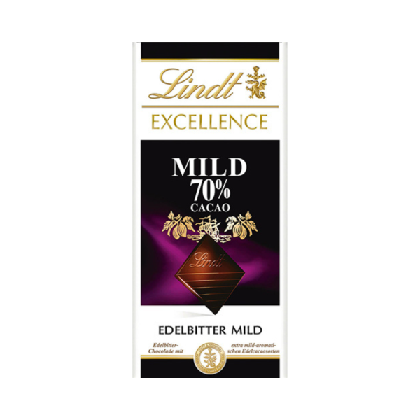 Lindt Excellence Mild 70 % Cacao, Edelbitter mild, 100g